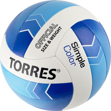 Купить Мяч волейбольный Torres Simple Color любительский р.5 в Печоре 
